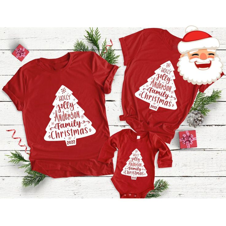 Matching Family Christmas Holy Joly Custom Tshirt Matching Christmas Tshirts, Christmas Tree Shirts, Christmas Shirts Vinyl, Tree Shirts, Fun Christmas Shirts, Matching Family Christmas Shirts, Personalized Christmas Shirts, Baby Brands, Christmas Vacation Shirts