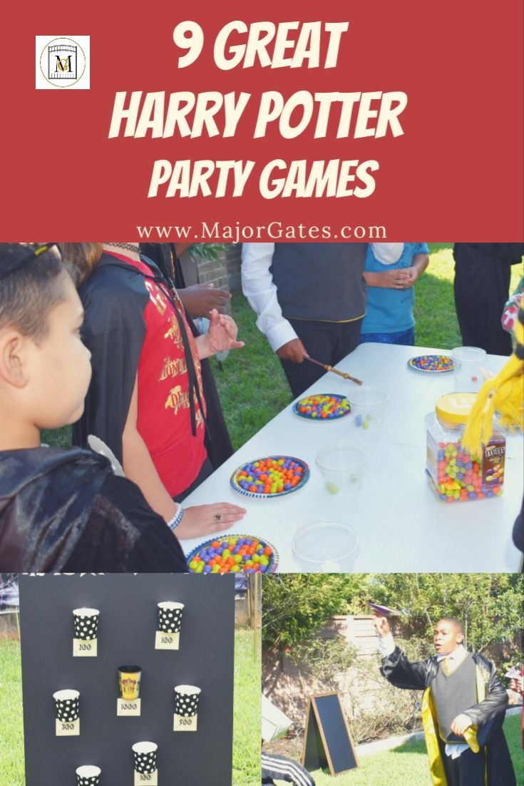 harry potter party games for kids and adults