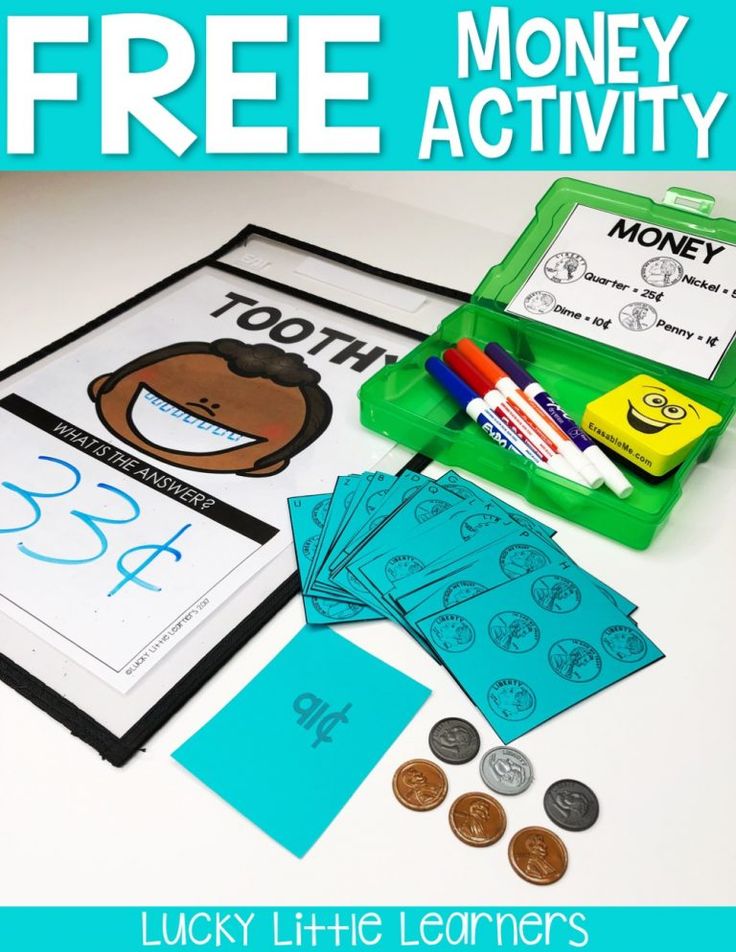 the free money activity is great for kids to practice their numbers and counting skills with