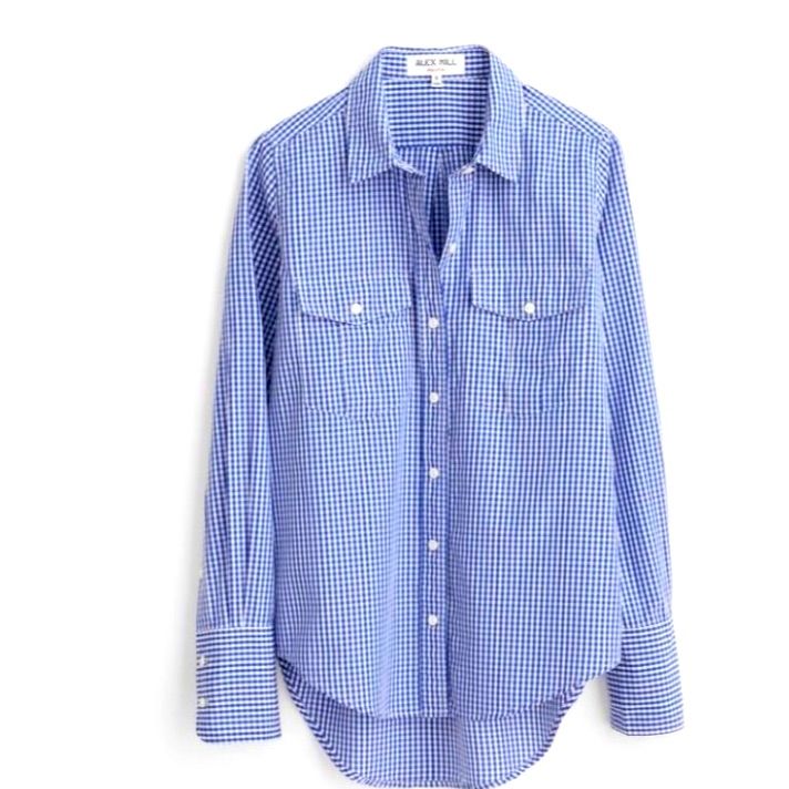 Crafted In Crisp Portuguese Cotton, This Gingham Button-Down Is Made To Fit Just Rightthat Is, Not Too Shrunken And Not Too Oversized. We Kept Things Casual By Adding Patch Pockets And Left The Sleeves A Touch Long For Easy Cuffing. Gingham Long Sleeve Shirt For Work, Gingham Long Sleeve Shirt For Workwear, Gingham Long Sleeve Work Shirt, Long Sleeve Gingham Shirt For Work, Gingham Long Sleeve Workwear Shirt, Preppy Blue Shirt For Work, Blue Preppy Shirt For Workwear, Blue Preppy Shirt For Work, Preppy Buttoned Tops For Work