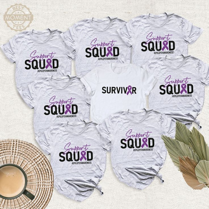 Epilepsy Support Squad Shirt, Epilepsy Survivor T-Shirt, Epilepsy Awareness Shirts, Purple Ribbon Tee, Warrior T-Shirt, Motivational Shirts. Welcome to BestMomentTees! Step into a world of comfort and style with our handmade shirts from the renowned Bella Canvas brand. The solid colors are 100% pure cotton, while the delightful heather colors are a charming blend of 52% cotton and 48% polyester. 🍃 Each shirt is a true labor of love, meticulously created using the innovative DTF printing method. Purple Casual Top For Awareness Events, Casual Purple Top For Awareness Events, Holiday Party Outfit Christmas, Awareness Tshirts, New Years Eve Shirt, Purple Day, Warriors Shirt, Handmade Shirts, Squad Shirt