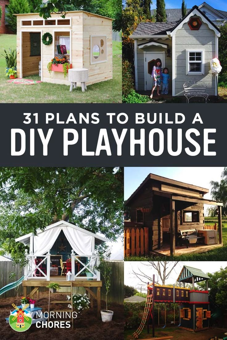 the ultimate guide to building a diy playhouse