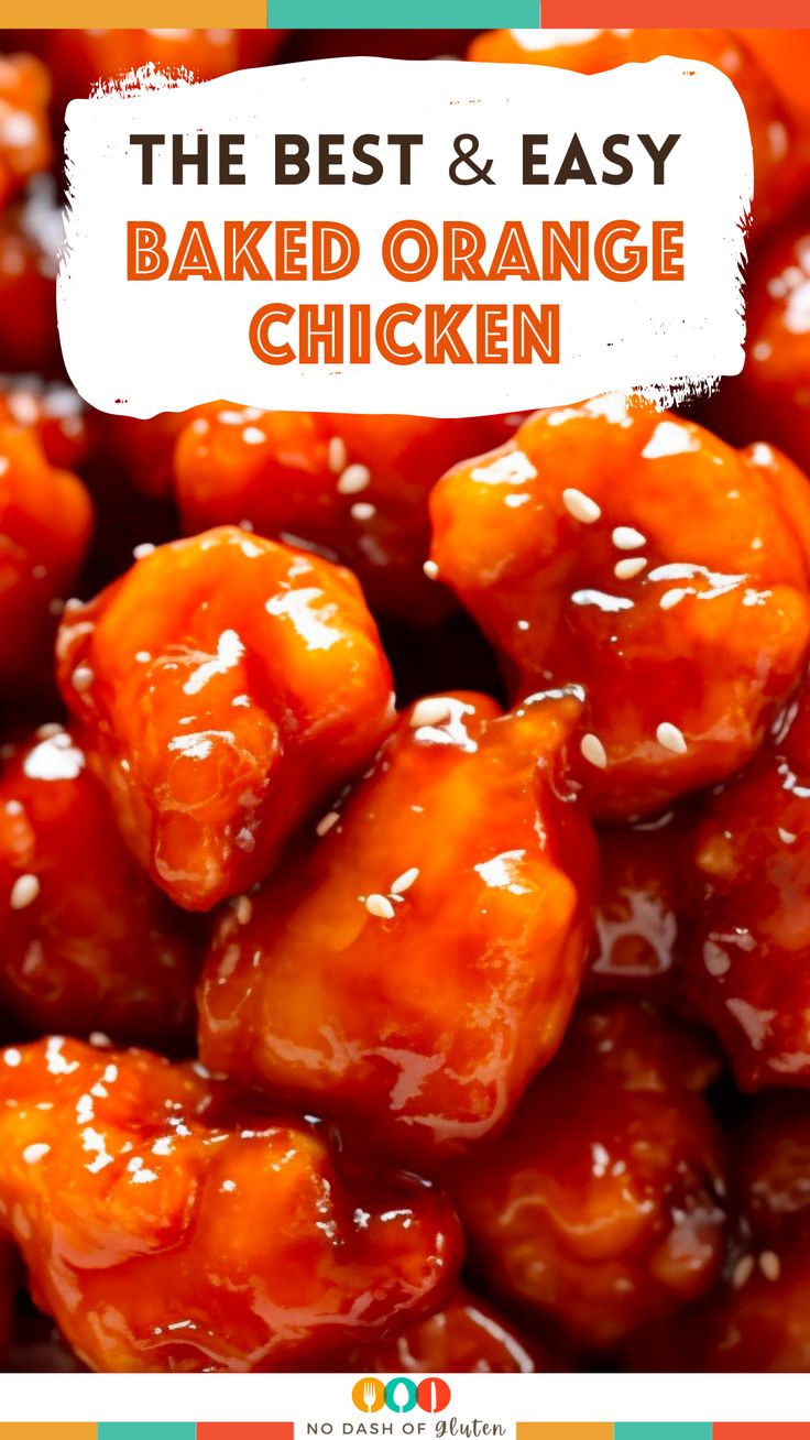 the best and easy baked orange chicken