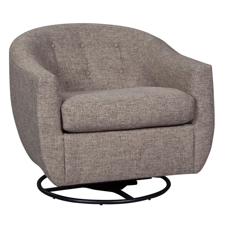 Upshur Accent Chair Ash-A3000003 Ashley Gray, Glider Rocking Chair, Lake Furniture, Taupe Fabric, Glider Rocker, Swivel Glider, Ashley Furniture, Tufting Buttons, At Home Store