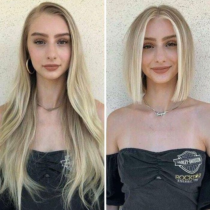 Before And After Haircut, Best Hair Stylist, Edgy Haircuts, Long To Short Hair, Big Mood, Luscious Hair, Hot Short, Makijaż Smokey Eye, Hair Makeover