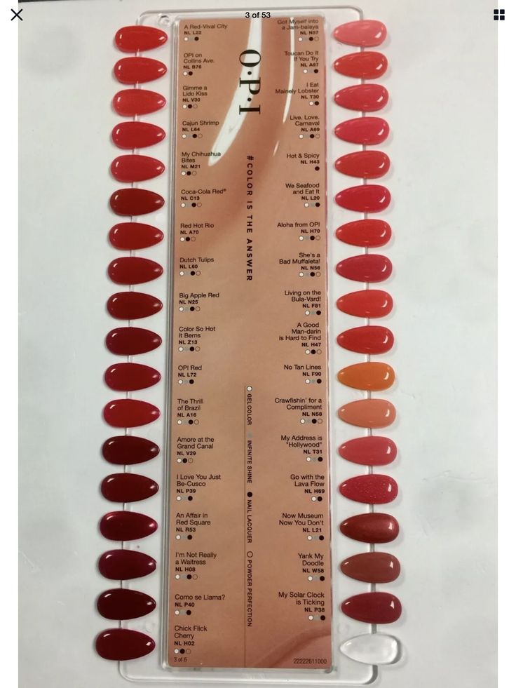 Opi Acrylic Nail Colors, Chick Flick Cherry Opi, Opi Gel Swatches, Opi Nail Swatches, Opi Valentines Colors, Opi Fall Dip Powder Colors, Como Se Llama Opi, Opi Gel Polish Colors Fall 2022, Opi Sns Powder Colors