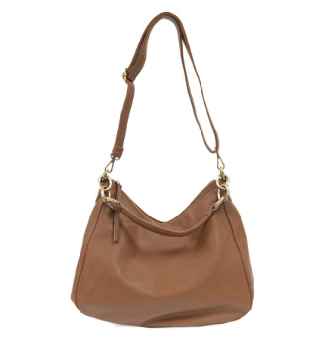 Shanae Chain Handle Convertible Bag – a perfect blend of timeless style and modern practicality that elevates your fashion game. This purse takes a relaxed shape and infuses it with a touch of luxury, thanks to its sturdy hardware and classic color options. The result is a bag that's not just stylish but also versatile and hard-working. Whether you prefer to wear it comfortably on your shoulder or across your body using the detachable strap, this bag effortlessly adapts to your needs. Measuring Versatile Hobo Shoulder Bag With Gold-tone Hardware, Versatile Satchel Hobo Bag With Metal Hardware, Versatile Hobo Bag With Metal Hardware, Versatile Hobo Bag With Metal Hardware For Everyday Use, Modern Travel Bag With Chain Detail, Versatile Hobo Bag With Gold-tone Hardware, Versatile Hobo Bag With Gold-tone Hardware For Daily Use, Versatile Hobo Shoulder Bag With Metal Hardware, Everyday Trendy Hobo Bag With Gold-tone Hardware