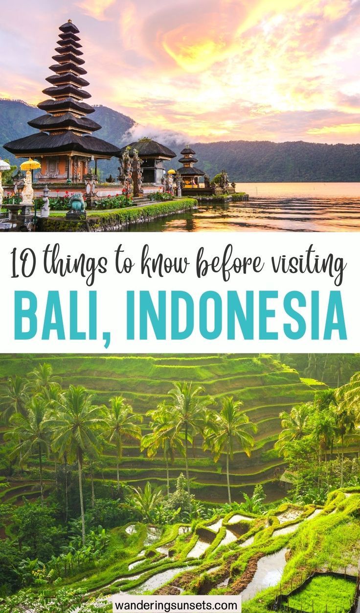 bali, indonesia with the text 10 things to know before visiting