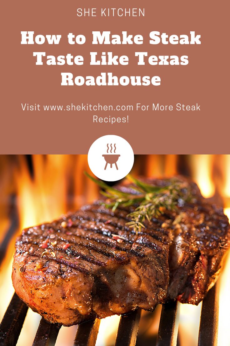 How to Make Steak Taste Like Texas Roadhouse | She Kitchen Texas Roadhouse Ribeye Recipe, Texas Roadhouse Steak Recipe, Texas Roadhouse Sirloin Steak, Texas Road House Steak Seasoning, Texas Roadhouse Steak Marinade, Texas Road House Steak, Steak Seasoning Recipes, Copycat Texas Roadhouse Steak, Steak Recipes Grilled