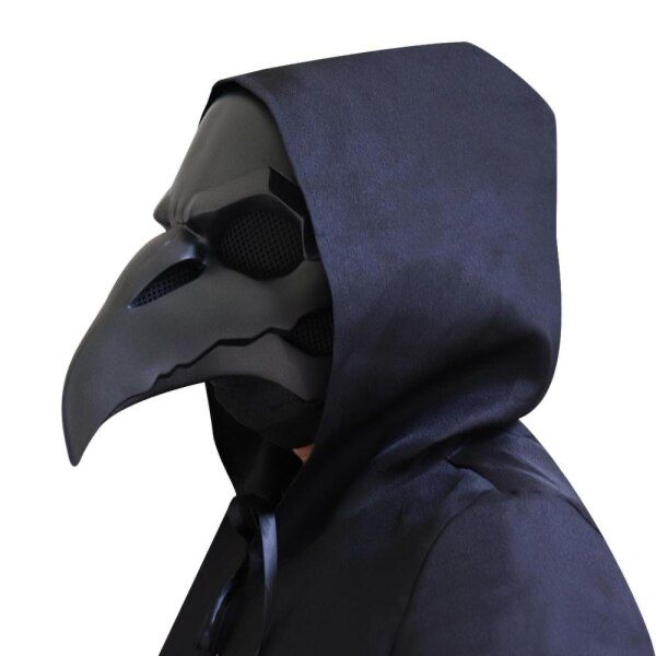 AU $25.90 50％ Off | PVC Plague Doctor Mask Halloween Masque Horror Cosplay Steam Punks Beak Mask Carnival Party Steampunk Devil Masquerade Prop Steampunk Plague Doctor, Beak Mask, Raven Mask, Bird Mask, Plague Mask, Masquerade Halloween, Mascaras Halloween, Steampunk Mask, Plague Doctor Mask