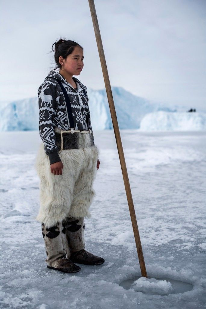 Greenland People, Inuit Clothing, Inuit People, Survival Ideas, Sea Ice, Christopher Raeburn, International Women’s Day, Famous Photographers, Woman’s Day