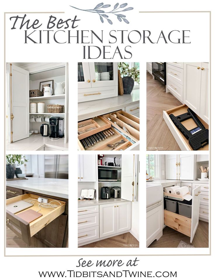 the best kitchen storage ideas see more at www tidysandwine com