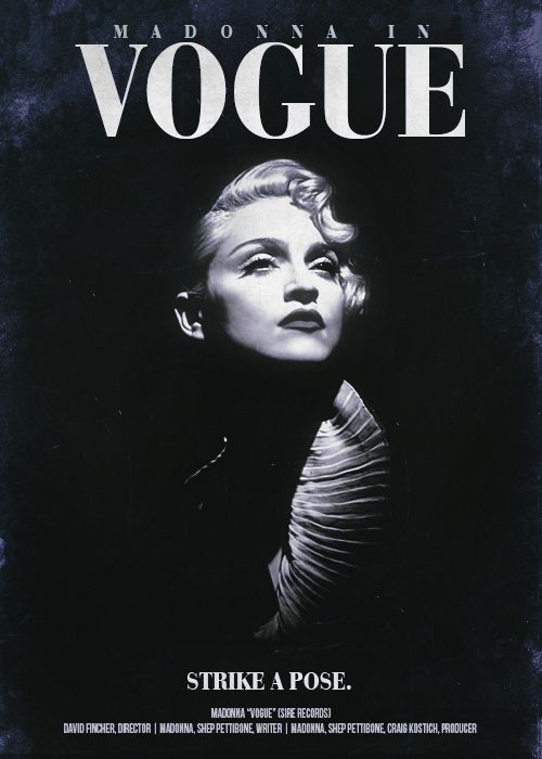 a movie poster for the film strike a pose with marilyn monroe in black and white