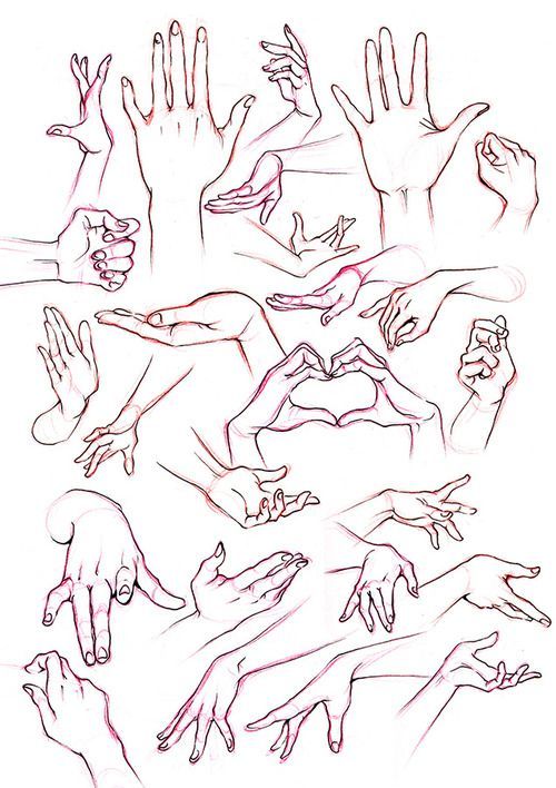 a drawing of many hands reaching out to each other