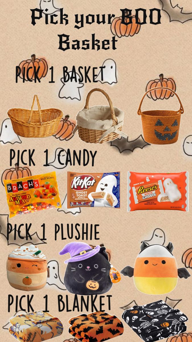 an advertisement for halloween candy with pumpkins and bats