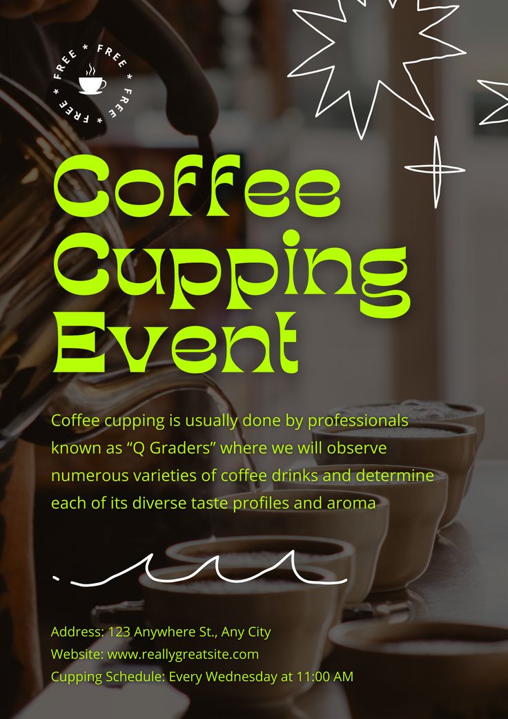 the coffee cup event is coming soon