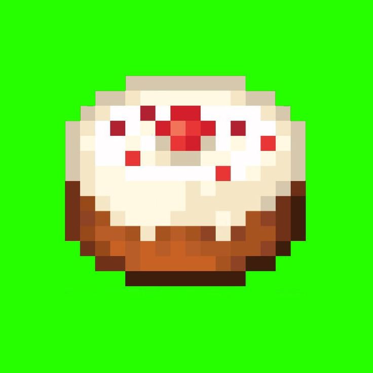 an image of a cupcake on a green background