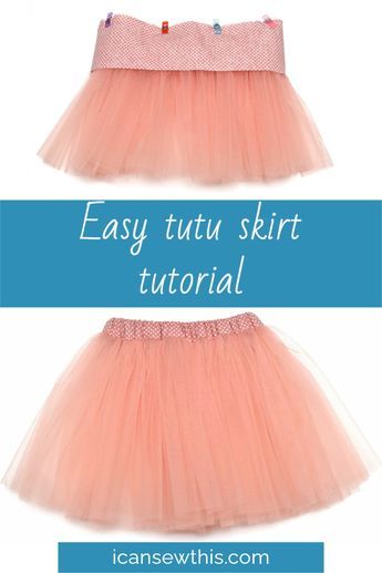 an easy tutu skirt pattern for girls