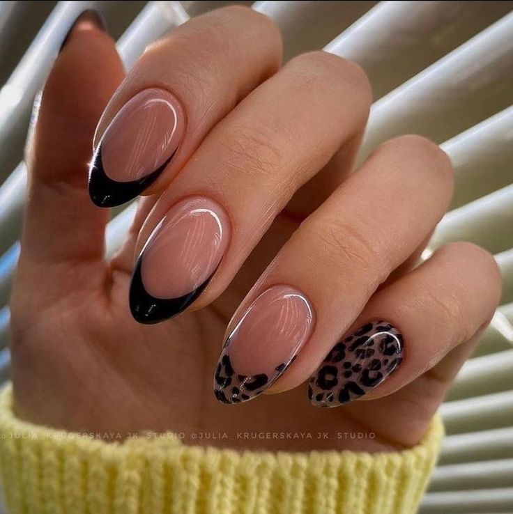 Cowboy Nails, Deco Nails, Black And White Nail, Cheetah Print Nails, Kutek Disney, Unghie Sfumate, Cheetah Nails, Leopard Print Nails, Smink Inspiration