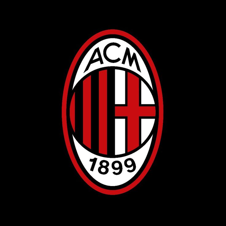 the acm logo is shown in red and white on a black background, with an oval