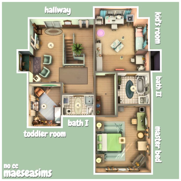 the floor plan for a two bedroom apartment