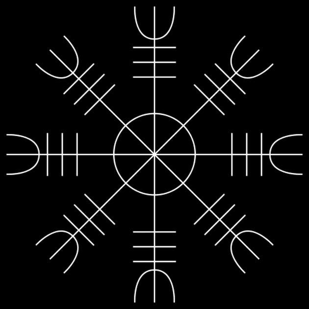 an image of the symbols for different types of animals and people in white on black