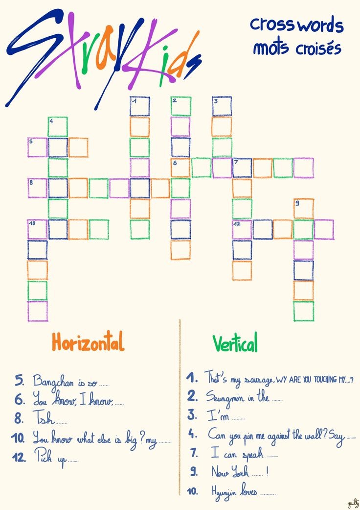 the crossword puzzle is shown with different words and numbers in each word on it