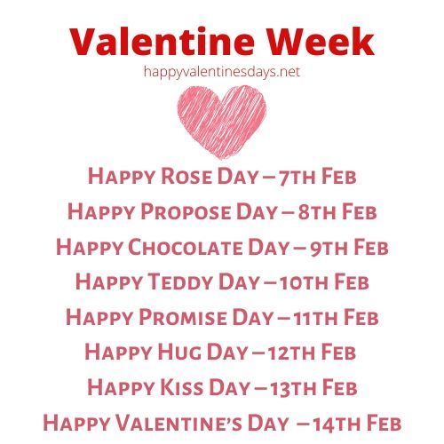 valentine's day poster with the words happy rose day - 7th feb