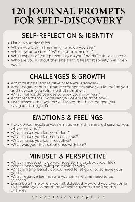 an info sheet describing the benefits of self - discovery and self - discovery in your life