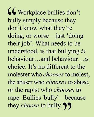 an image with the words, workplace bullies don't simply because they don't know what they are doing