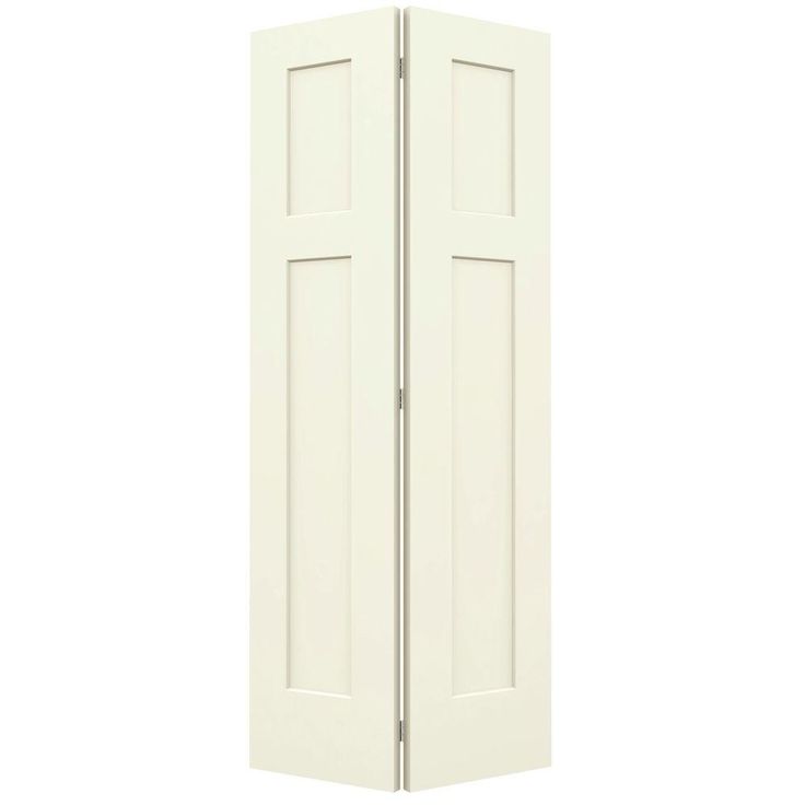 an open white door on a white background