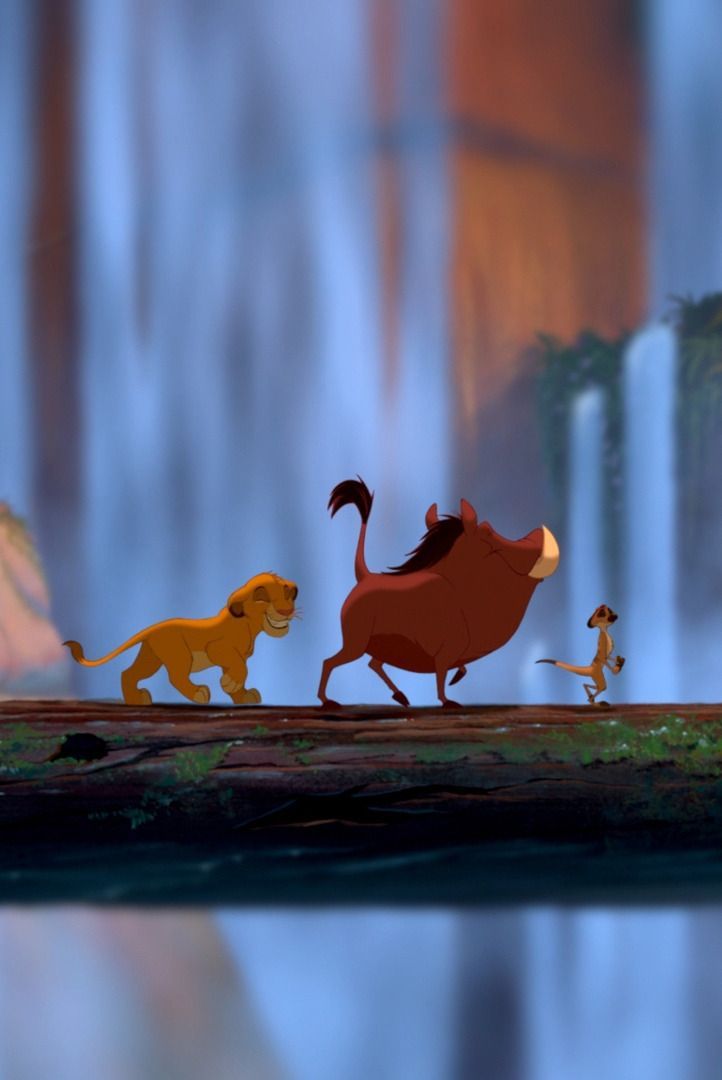 the lion and the mouse from disney's animated movie