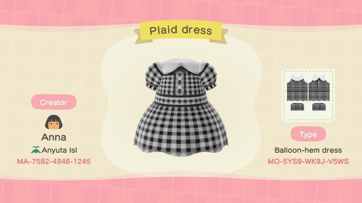 the dress is made up of black and white checks