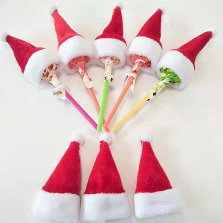 Description Not only are these mini Christmas party lollipop hats great for lollipops, but they also make the perfect addition to doll heads and other small Christmas decorations. They are a classic choice for both Christmas decor and doll accessories. Features -Color:As Shown -Material:Velvet fabric -Size:7.00X4.00X1.00cm/2.75X1.57X0.39in -The mini santa hat adopts reliable cloth, which is comfortable and soft, breathable and lightweight. -The Christmas lollipop hat features classic red and whi Christmas Articles, Diy Christmas Party, Christmas Lollipops, Santa Candy, Hat Decoration, Xmas Decor, Mini Christmas, Miniature Christmas, Candy Gifts