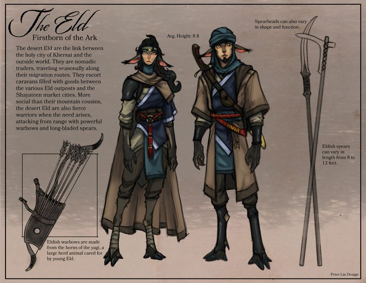 an image of a character sheet for the elder