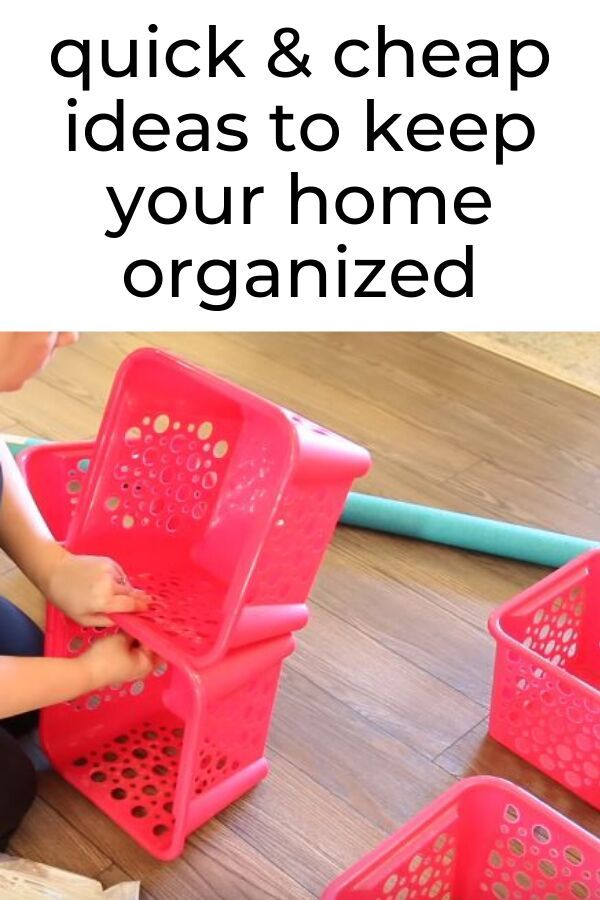 Keep your home organized on a budget with these storage hacks and tips using dollar store items. Quick storage ideas for your kitchen, bedroom and living room. #hometalk Diy Yarn Storage Ideas, Cheap Storage Ideas, Yarn Storage Ideas, Yarn Storage Solutions, T Shirt Storage, Storage Hacks Diy, Diy Space Saving, Storage Ideas Diy, Hacks And Tips