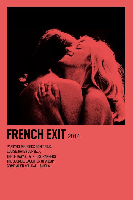 the poster for french exit shows two women hugging each other, with one woman's face on her chest