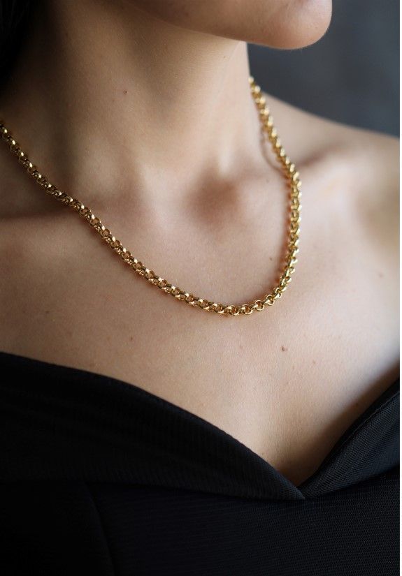 3.5mm Gold Rolo Chain Necklace, 14k Solid Yellow Gold Diamond Cut Rolo Link Chain Necklace, 16'' 18'' 20'' 22'' 24'' Choker Gold Chain Gold Snake Jewelry, Choker Gold, Gold Chain Design, Gold Rings Fashion, Gold Chains For Men, Snake Jewelry, Link Chain Necklace, Gold Snake, Unisex Jewelry