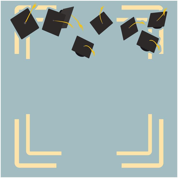 an image of graduation caps flying in the air