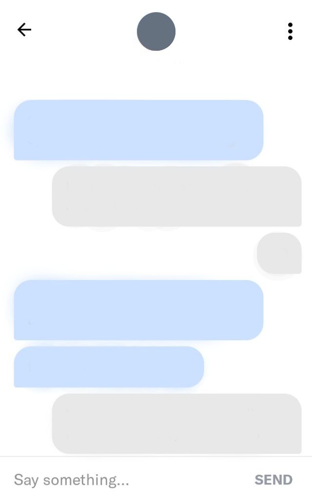 the text message is being displayed on an iphone