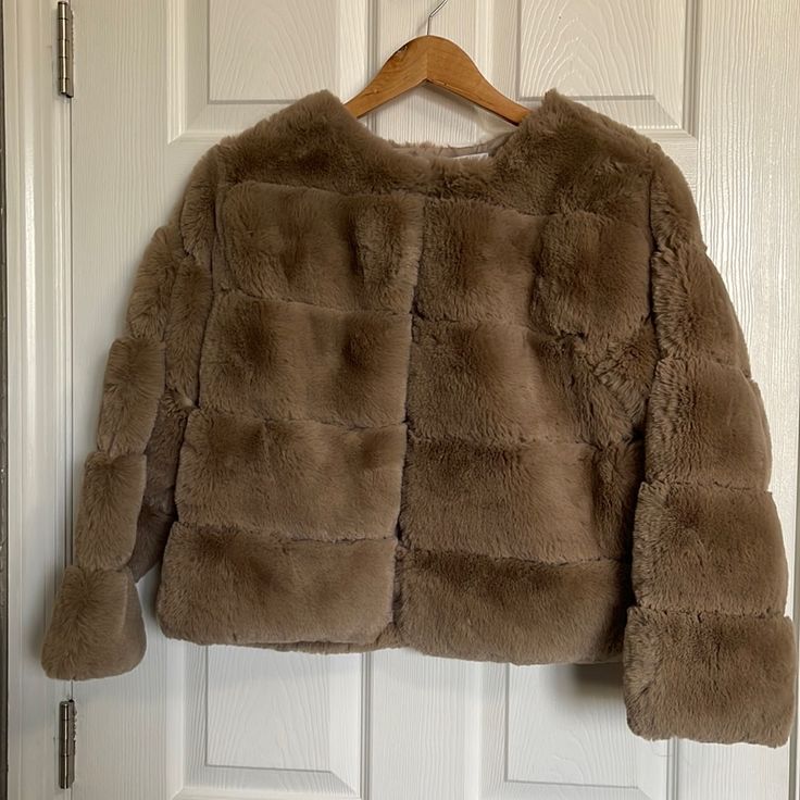 Nwt Mocha Faux Fur Coat, From Fashion Nova Spring Faux Fur Outerwear In Mink Color, Brown Faux Fur Lined Coat For Spring, Brown Fur Coat With Faux Fur Lining For Spring, Spring Brown Fur Coat With Faux Fur Lining, Brown Faux Fur Outerwear For Spring, Spring Brown Faux Fur Outerwear, Fashion Nova Jackets, Faux Fur Coat, Mocha