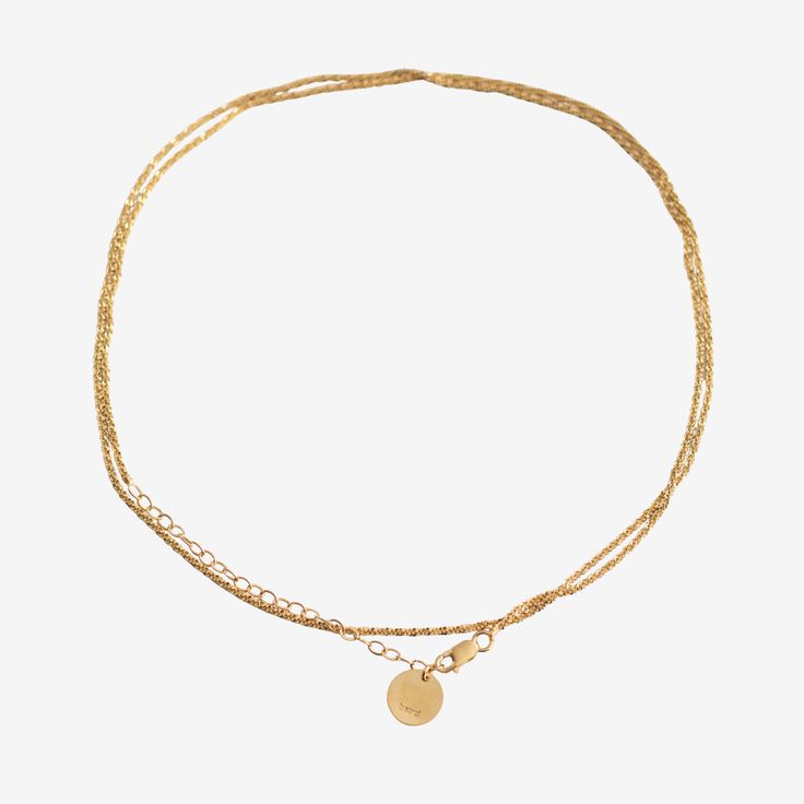 WHEN YOU WANNA CHANGE IT UP WHAT IT IS: A dainty, convertible belly chain with a round disc charm in gold vermeil WHY IT’S SPECIAL: Make a statement with some dainty, but daring body jewelry. Wear it is a wrap necklace, a long necklace or a belly chain! GOOD TO KNOW: Gold vermeil: 18k gold plating over sterling silverDimensions:Extra Small: 26 inches with 3 inches extender chain for a total of 29 inches.Small: 28 inches with 3 inches extender chain for a total of 31 inches.Medium: 30 inches with Gold-plated Coin Necklace With Gold Chain, Layering Coin Necklace With Adjustable Chain, Gold Dainty Coin Necklace For Layering, Dainty Gold Coin Necklace For Layering, Gold Minimalist Coin Necklace With Adjustable Chain, Minimalist Coin Necklace For Layering, Elegant Coin Necklace With Delicate Chain For Layering, Dainty Gold Coin Necklace With Delicate Chain, Gold Plated Yellow Gold Coin Necklace With Delicate Chain