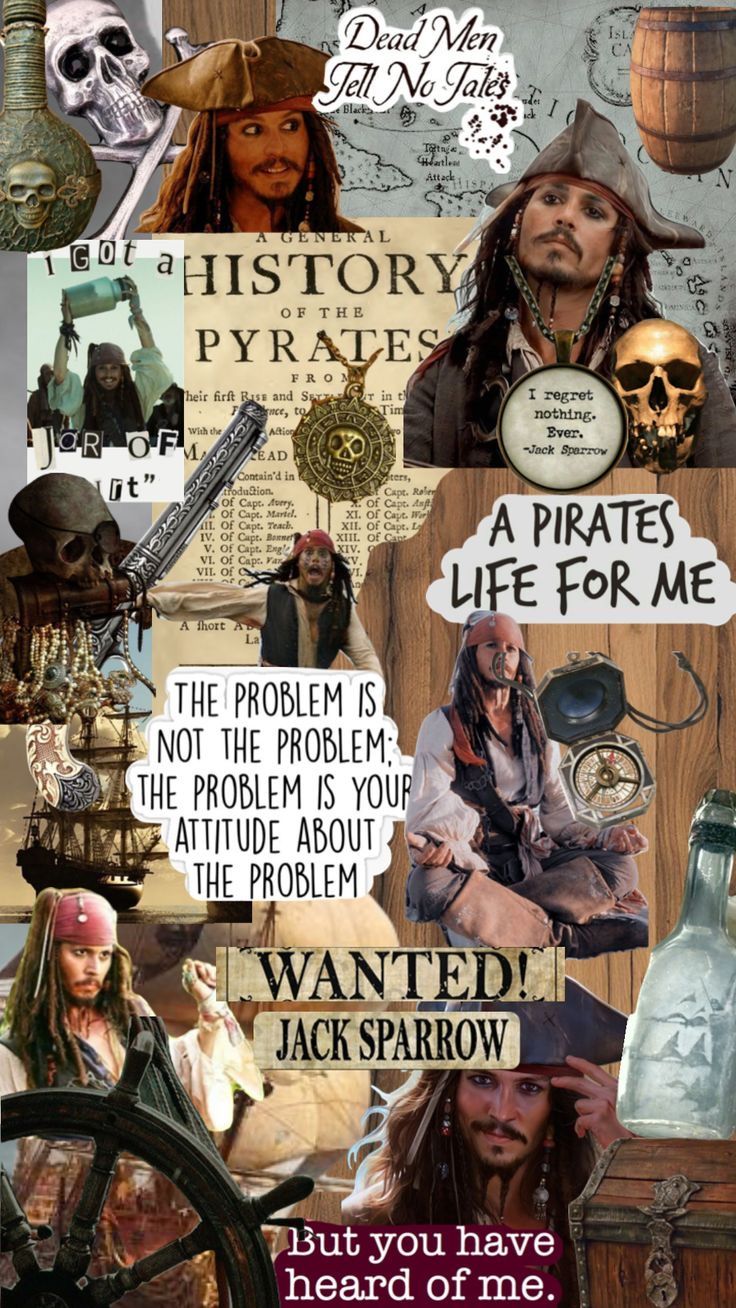 a collage of pirates and their names