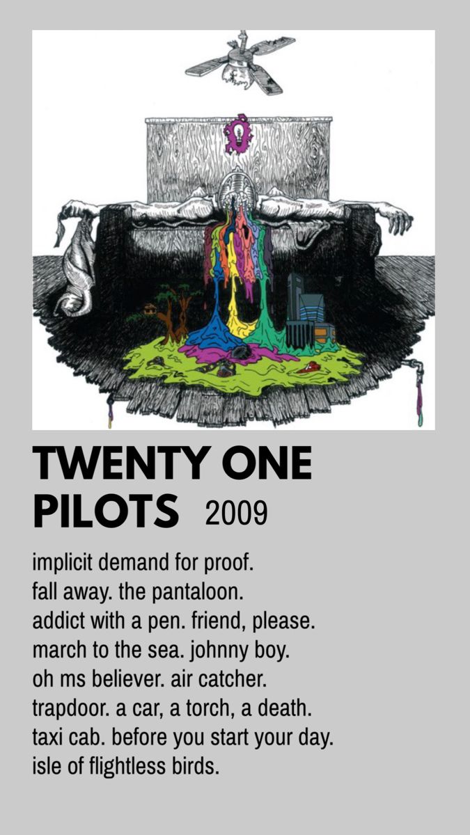 an advertisement for twenty pilots 2009