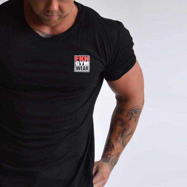 Logo Gym T shirt   Black Easy 30 day return policy Remove Sweat Stains, Gym T Shirt, Gym Wear Men, Gym Outfit Men, Clothes Steamer, Square Logo, Pocket Logo, Gym Tops, Gym Wear