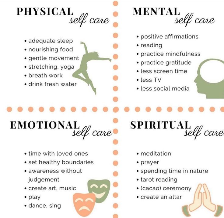 the benefits of self care for your body and mind, with text overlaying it