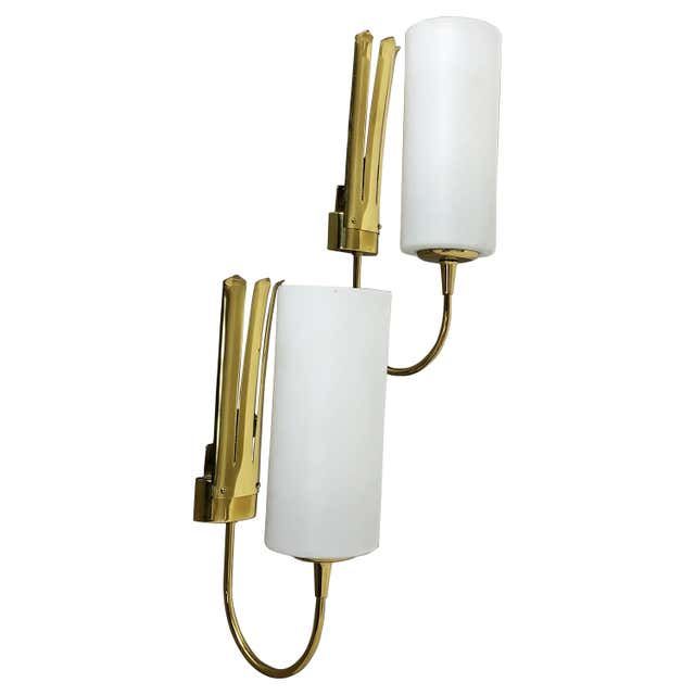 Italian Modern "Gina" Wall Lights Stilnovo Style, Bedside Sconces For Sale at 1stDibs Bedside Sconces, Wall Light Sconces, Second Floor Landing, Adjustable Wall Light, Wall Lights Sconces, Brass Sconces, Brass Wall Light, Mid Century Wall, Bedside Lighting