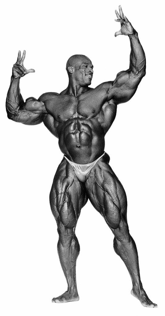 an image of a man with muscles on his chest and arms, standing in front of a