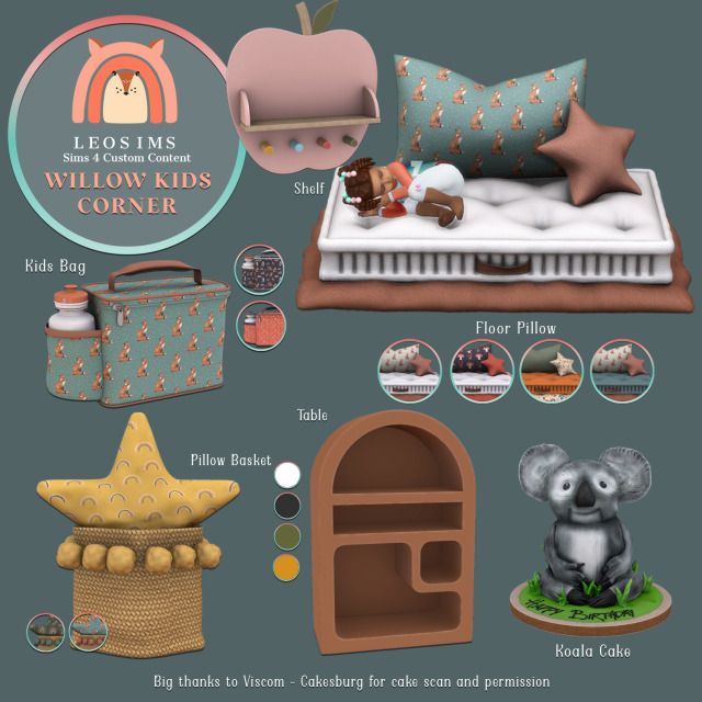 an assortment of items that include pillows, bedding, and other things to decorate with them