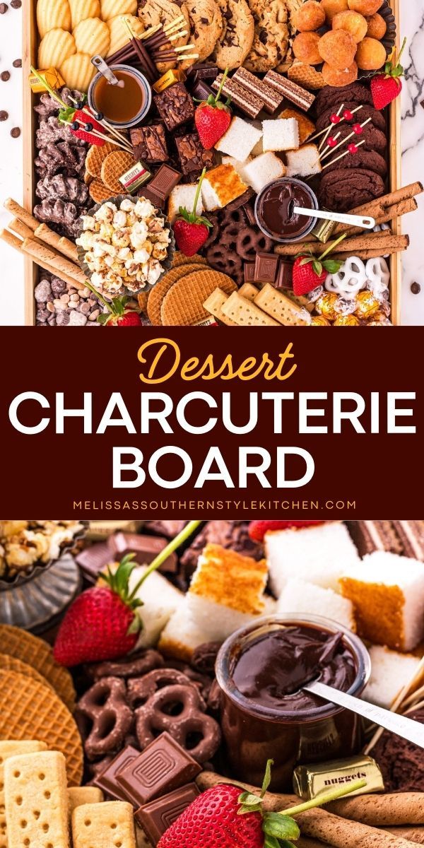 Indulge in this simple sweet treat! This dessert charcuterie board idea is the BEST. Everyone will have fun with this chocolate dessert board with hot fudge sauce, salted caramel sauce, fruit, and more! This dessert to make at home is also a simple appetizer recipe! Trays For Charcuterie Board, Individual Dessert Charcuterie Box Ideas, Bridal Shower Dessert Charcuterie Board, Fun Snack Boards, Chocolate Hummus Charcuterie Board, Baked Good Charcuterie Board, Charcuterie Chocolate Board Ideas, Desert Auction Ideas, Dessert Charcuterie Boards Ideas